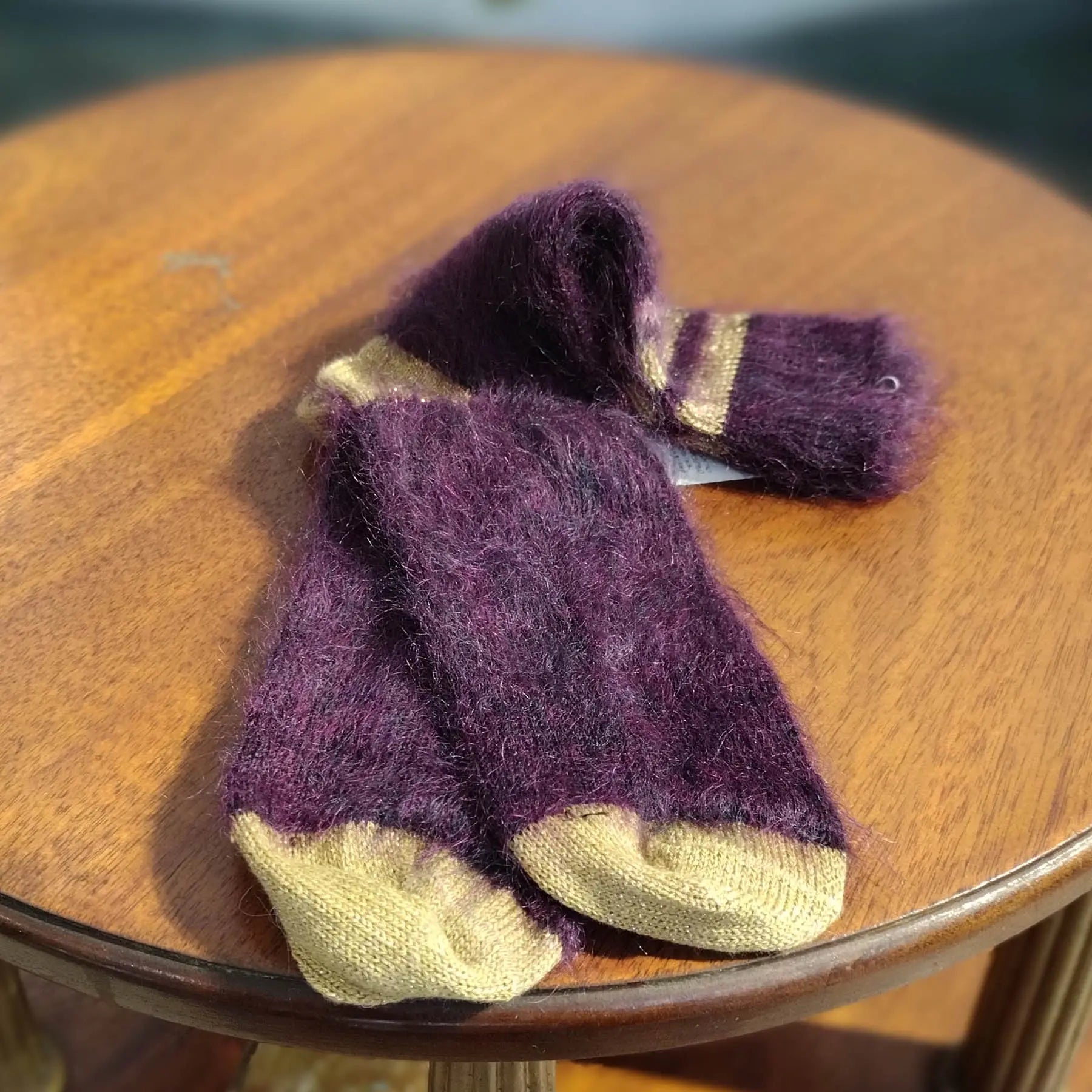 Attic & Barn Socks St. Charles lila gold