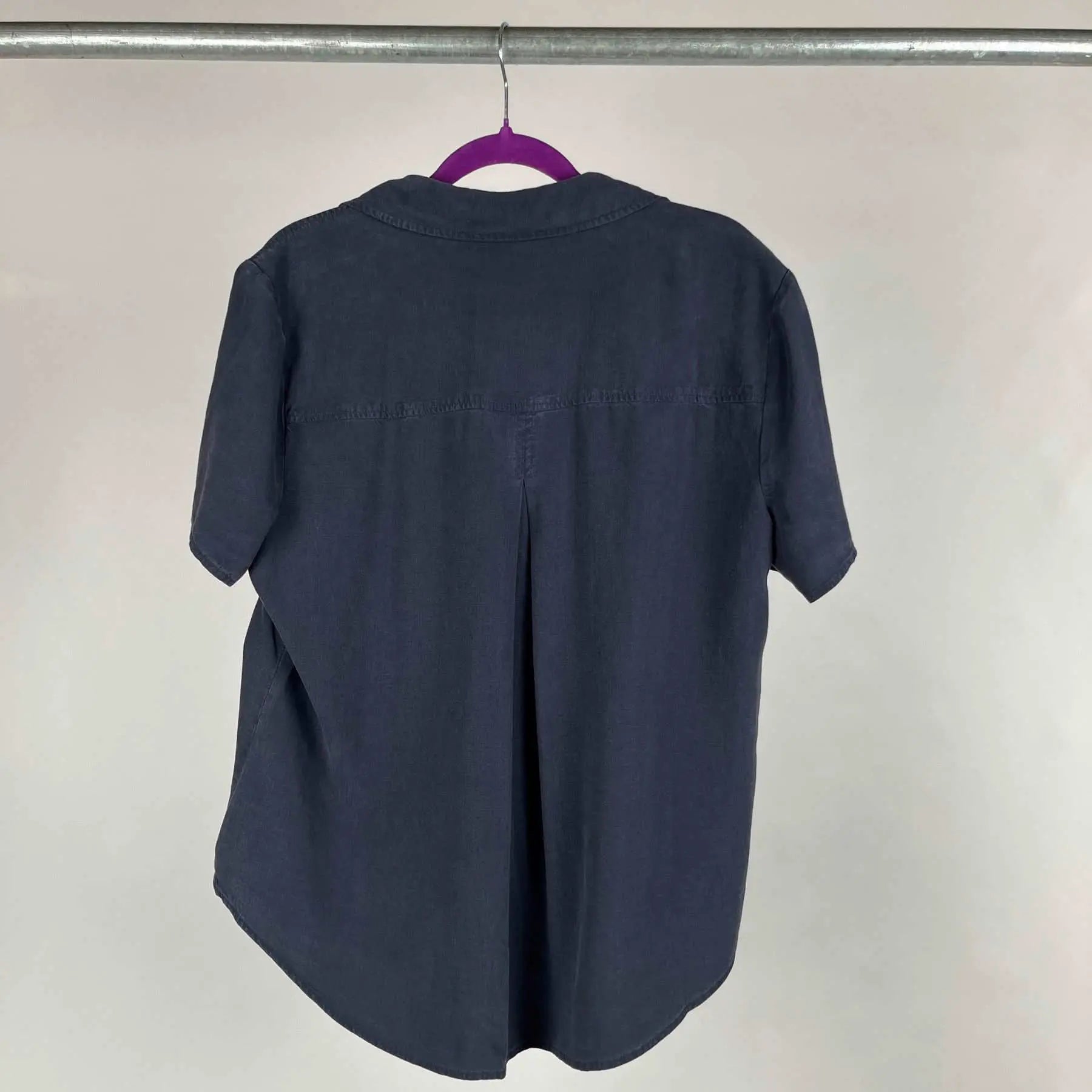 Bella Dahl Bluse kurzarm dunkelblau