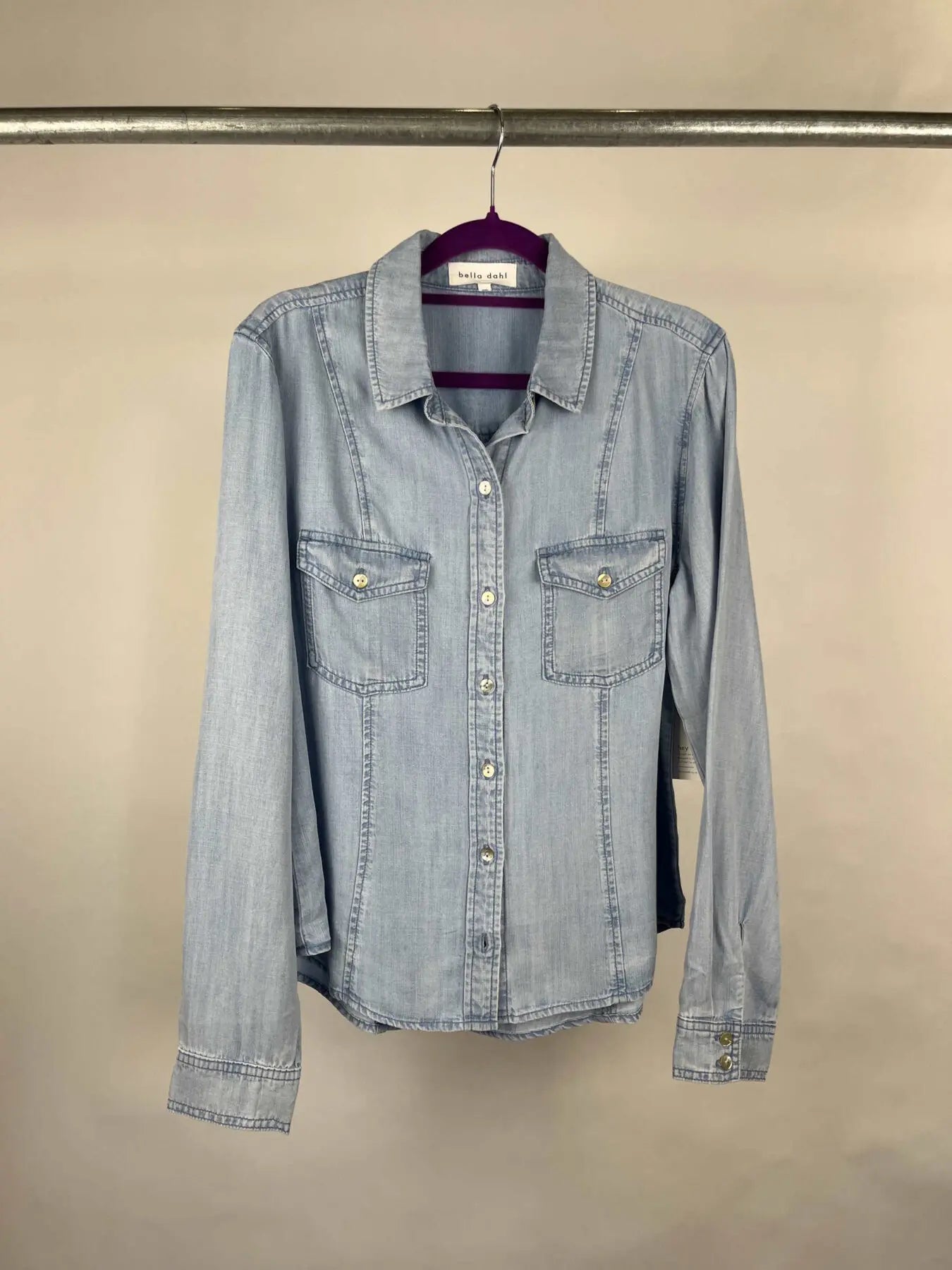 Bella Dahl Jeanshemd hellblau langarm