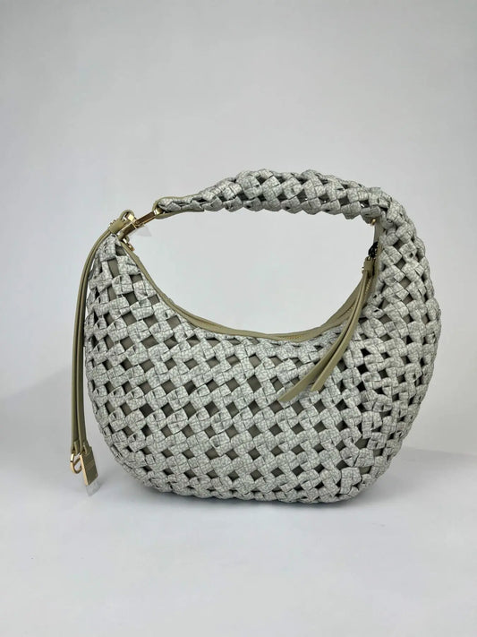 Borbonese Tasche Hobo mini kaki