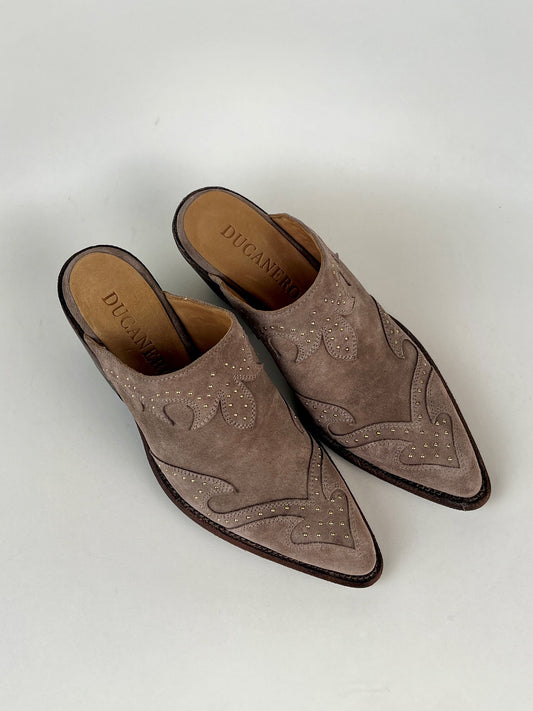 Ducanero Pantolette mit Nieten tramp