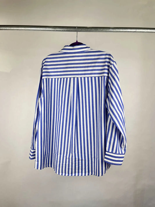 JcSophie Bluse Garnette blau weiß gestreift
