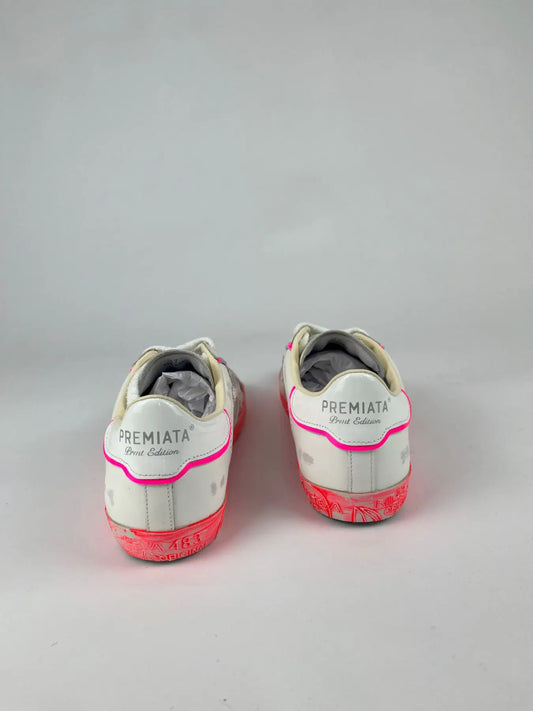 Premiata Sneaker Stevend white pink
