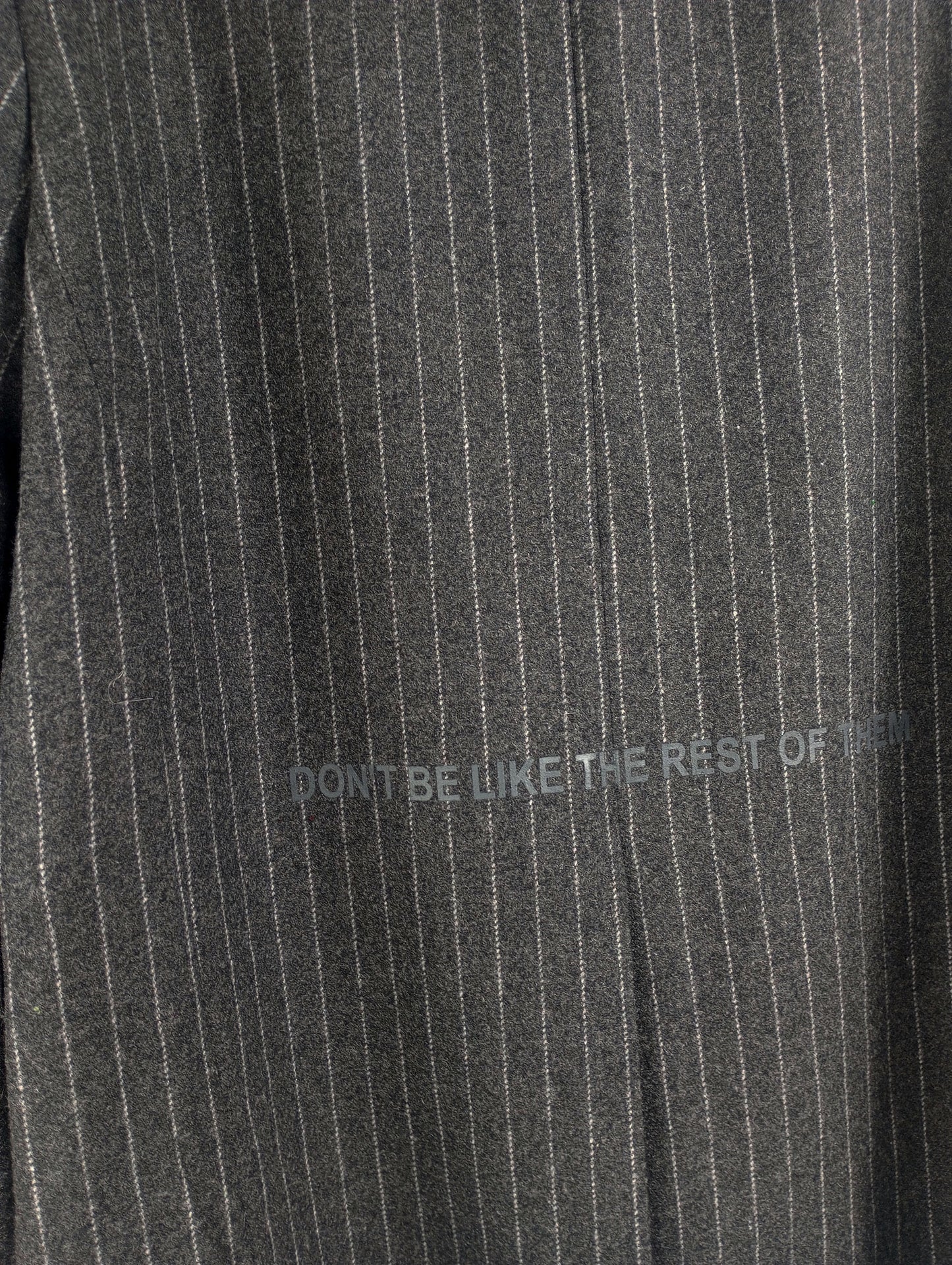 Grace Blazer pinstrip dark grey