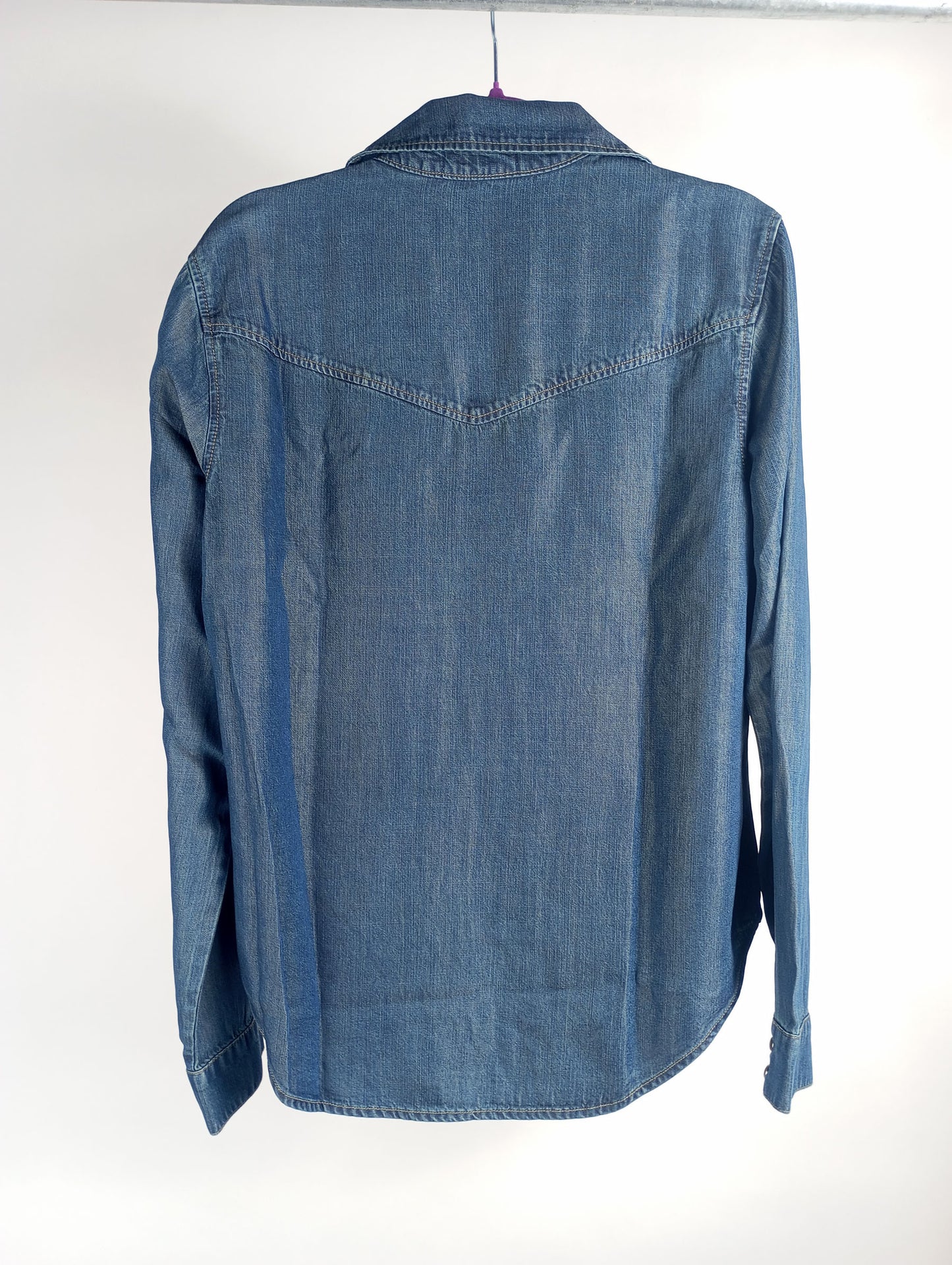 Bella Dahl Jeanshemd Westernstyle dunkelblau