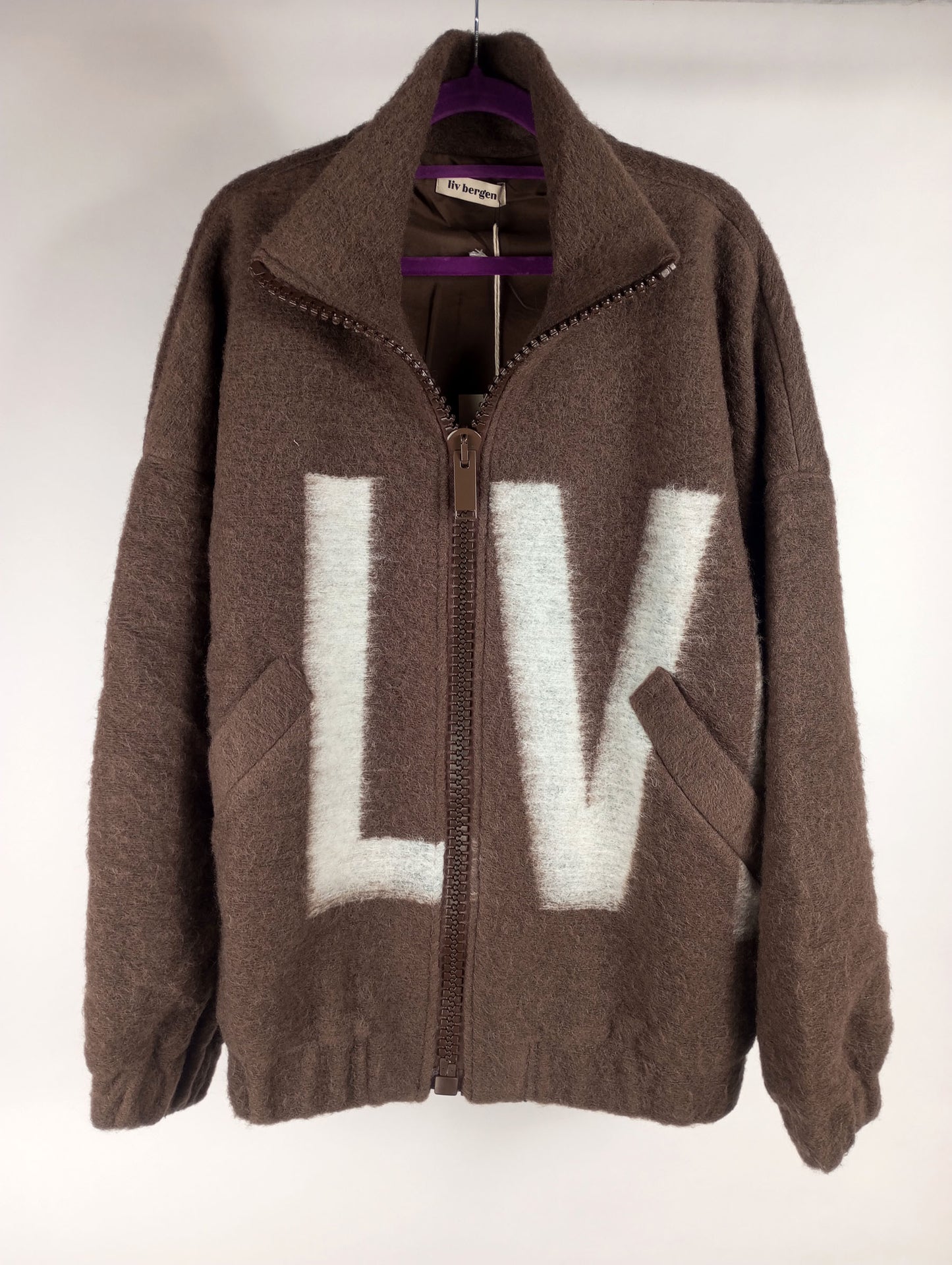 Liv Bergen Jacke Rome braun/creme