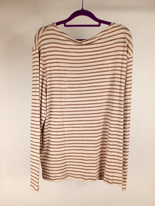 Liv Bergen Sweater Bristol Stripe toffee