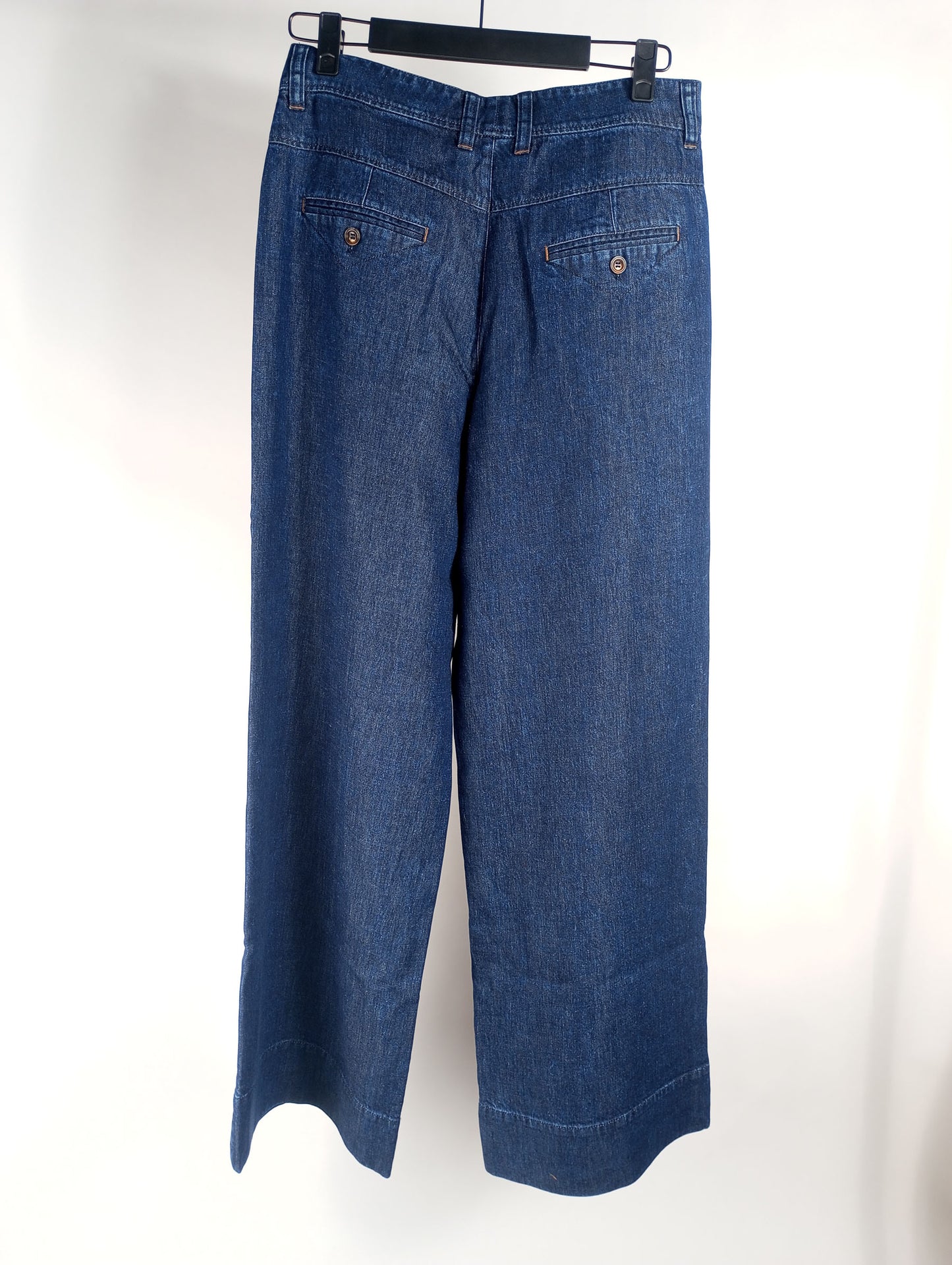 VON & ZU Jeanshose Royalblau