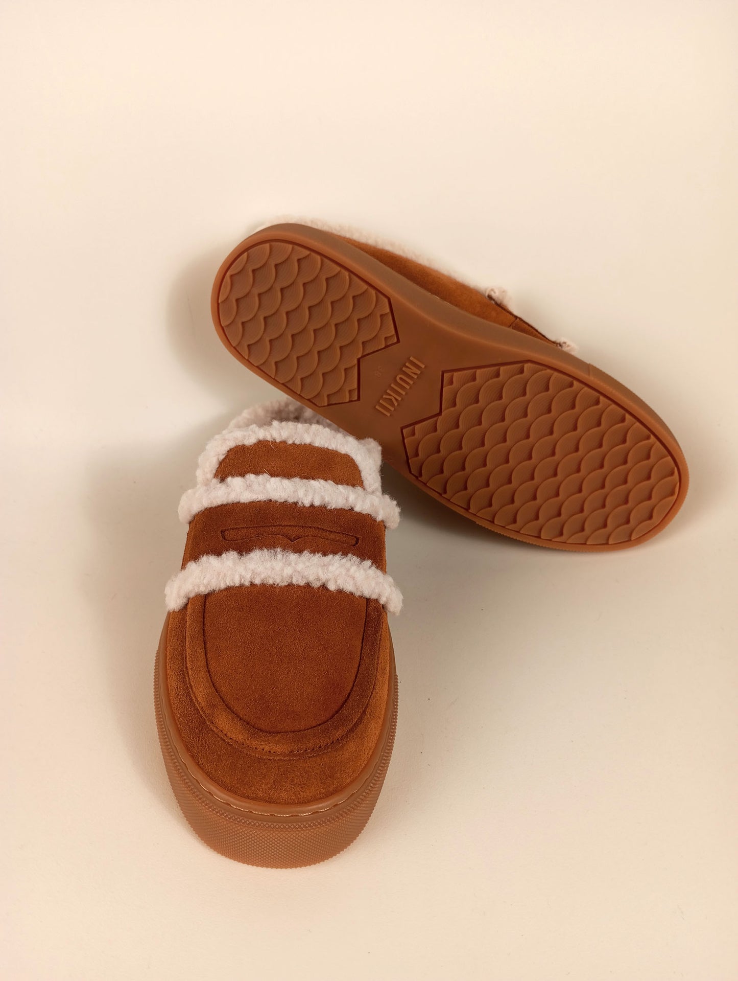 INUIKII Mule Wool braun
