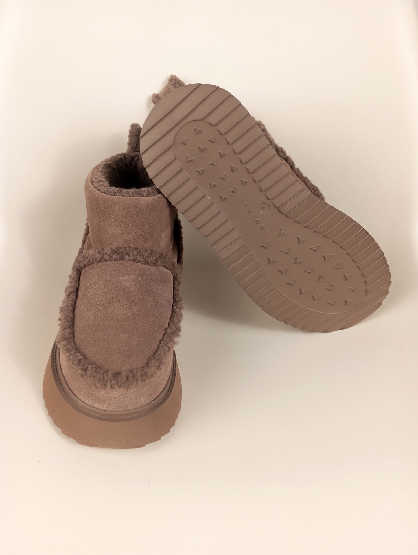 INUIKII Shearling Micro taupe