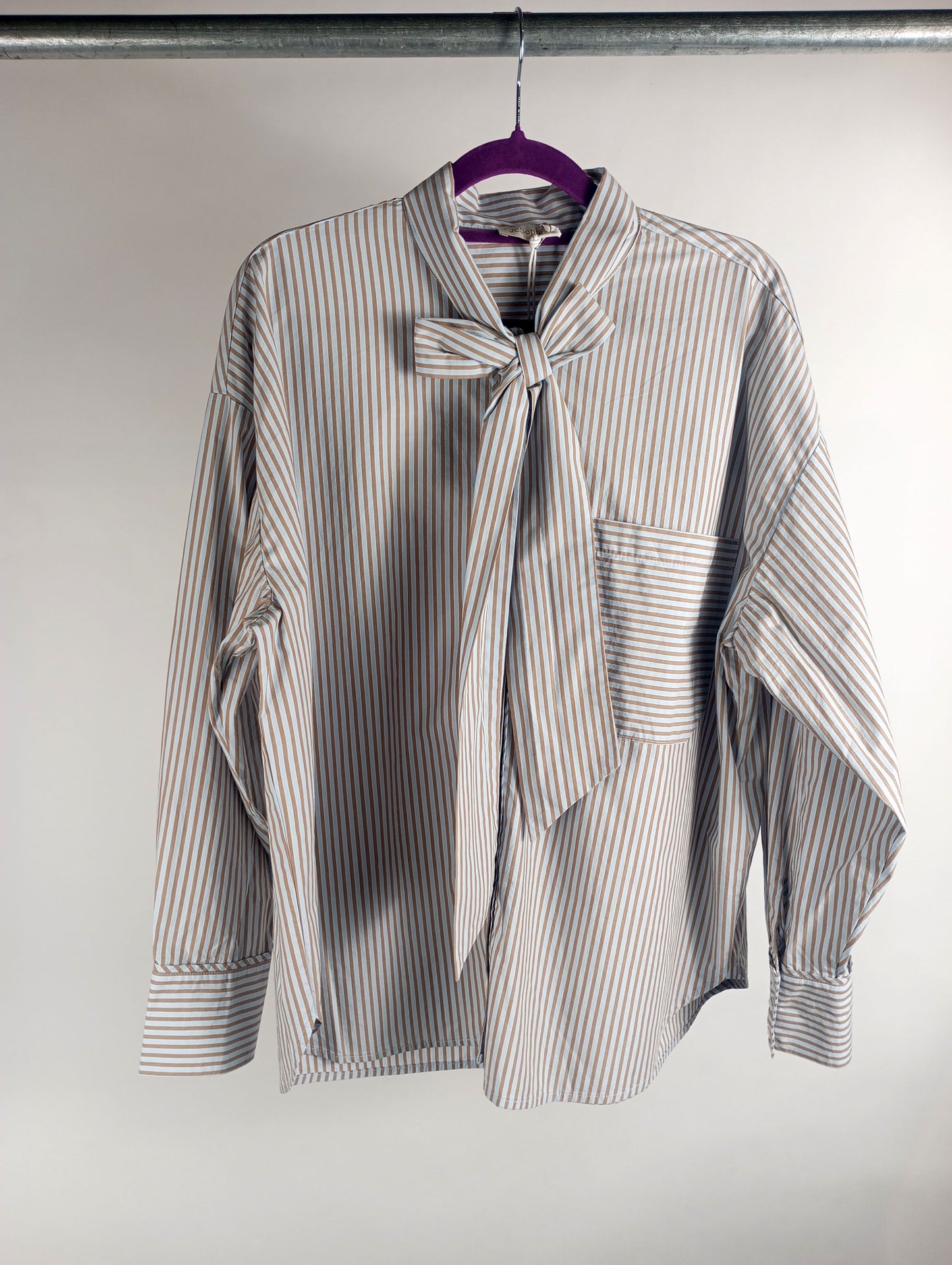 JcSophie Bluse Jody blue/brown stripes