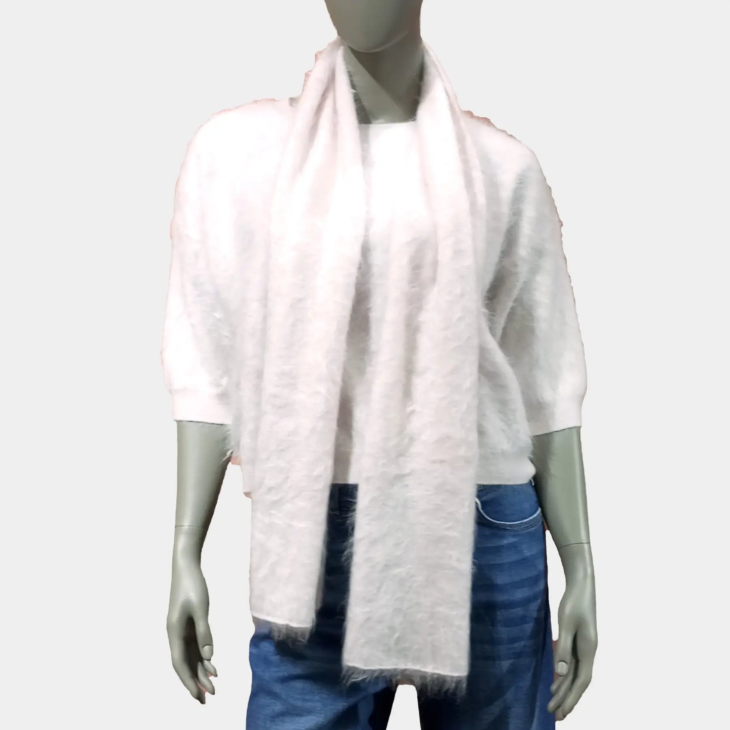 esisto Kaschmirpullover gekämmt alabaster