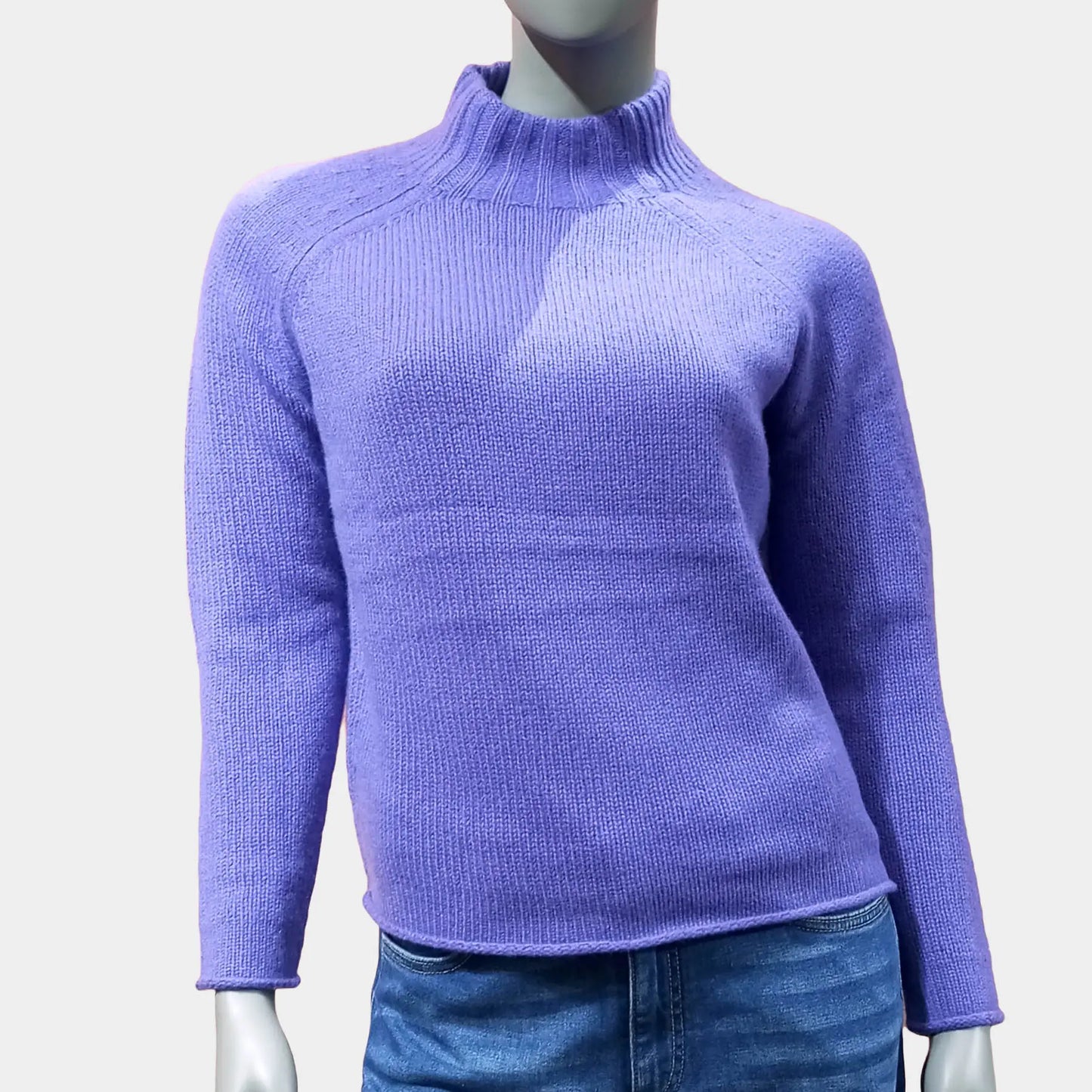 esisto Kaschmirpullover violet