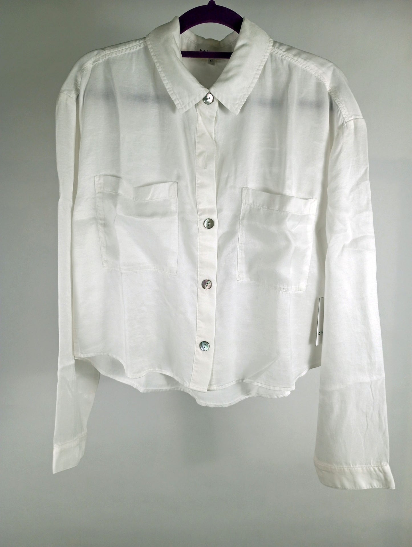Bella Dahl Bluse kurz weiß
