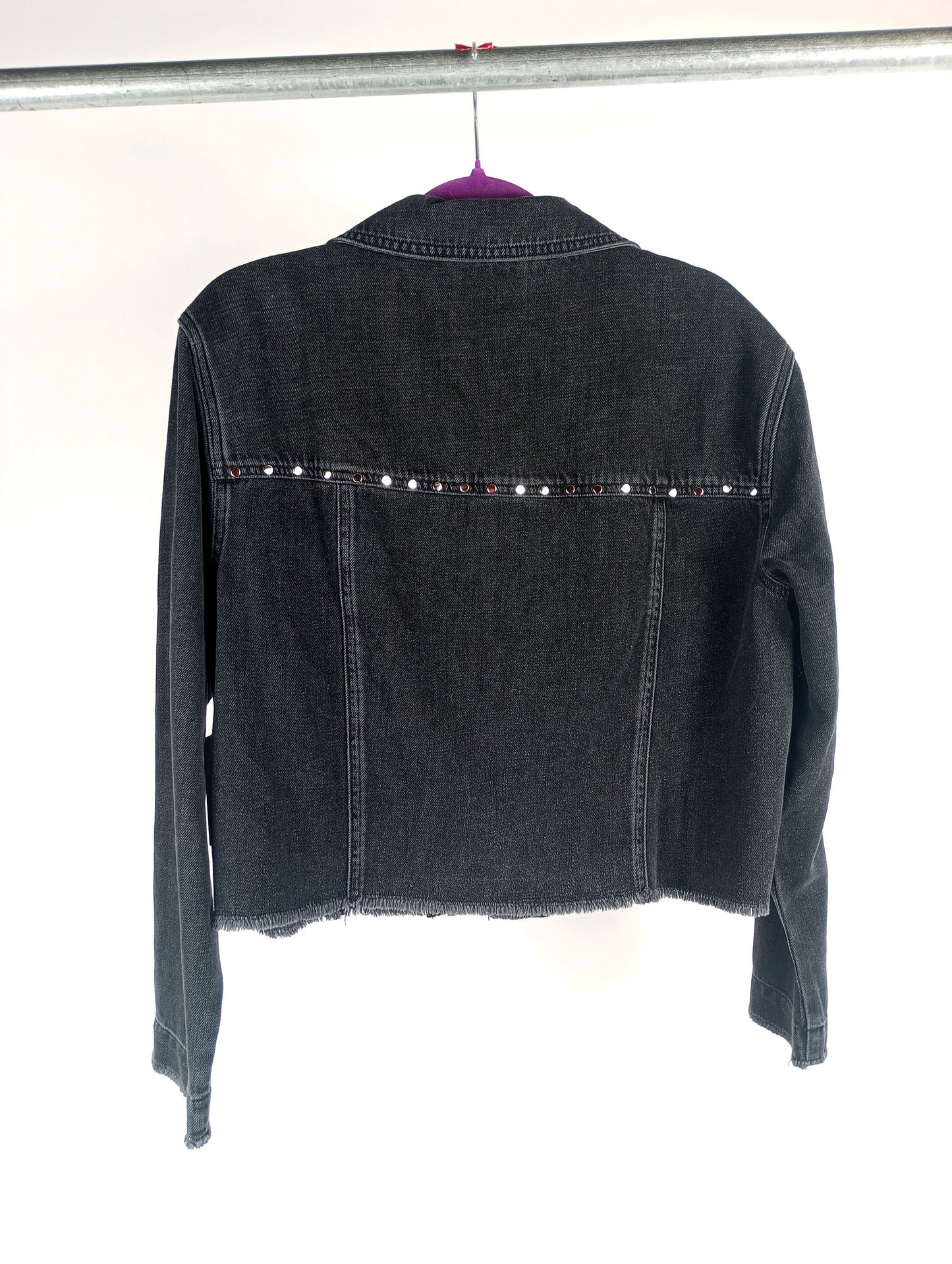Bella Dahl Jeansjacke mit Nieten black