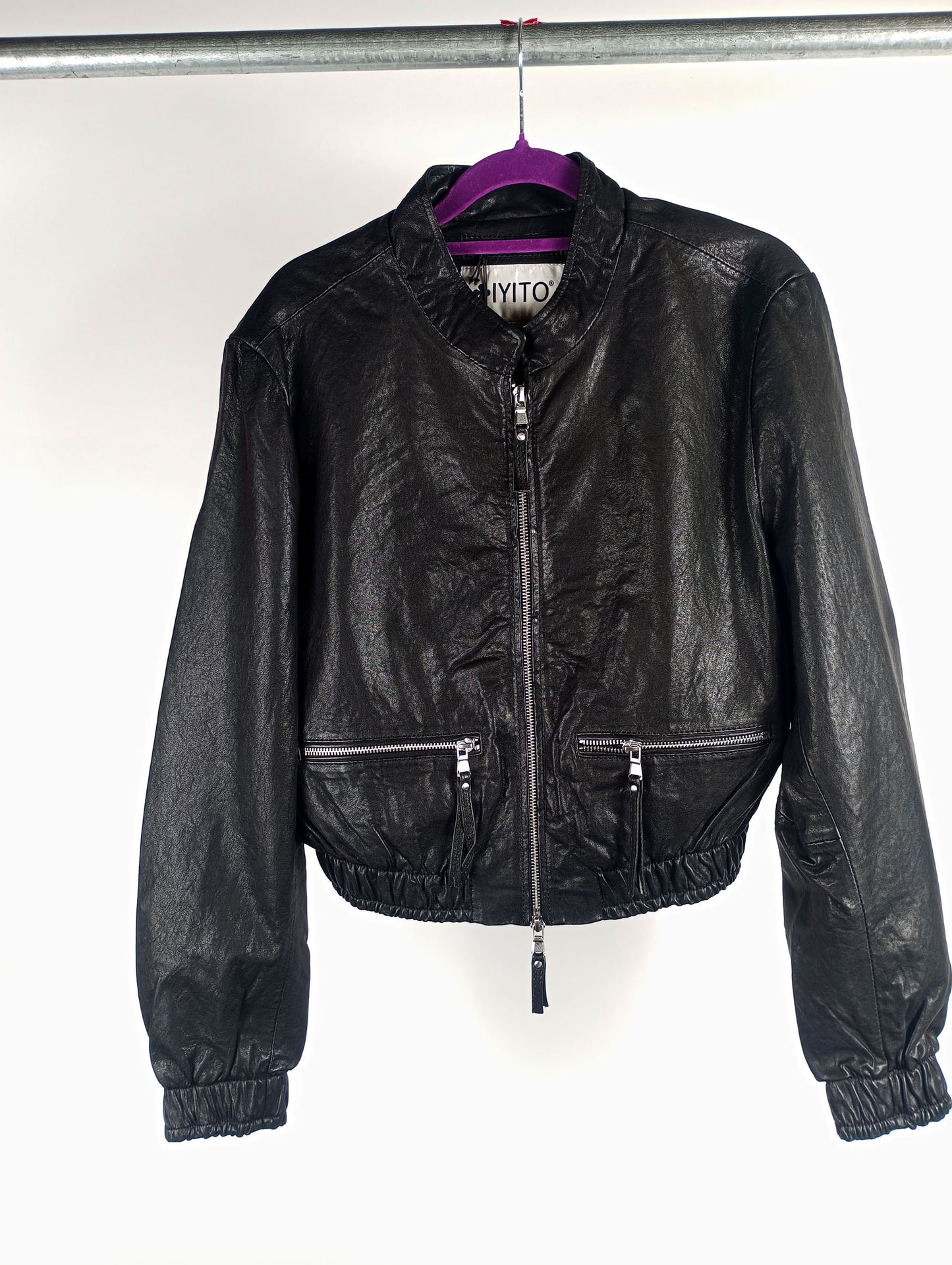IYITO Lederjacke IYHazel black