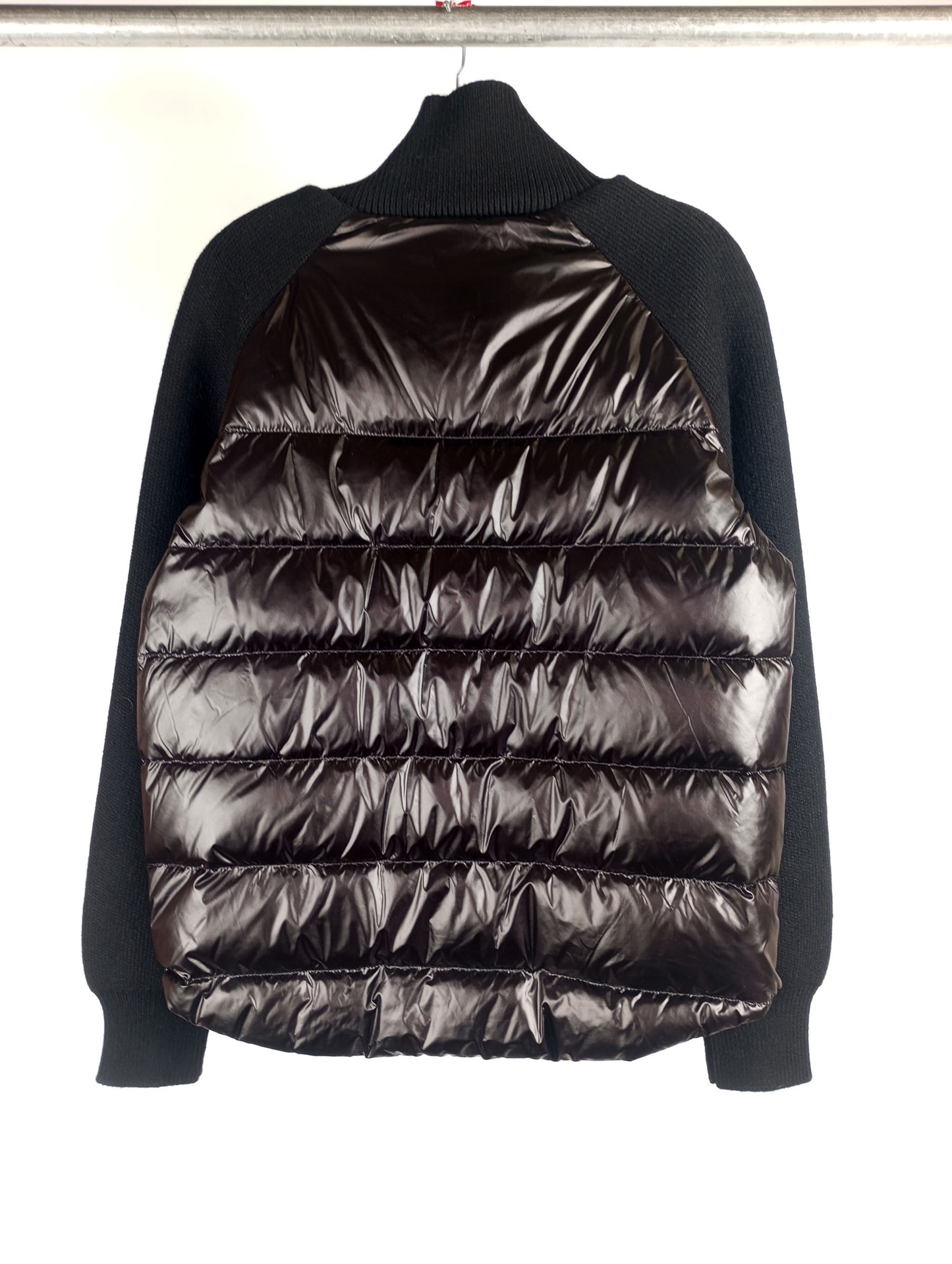 Montereggi Jacke Gift Steppstrickjacke black
