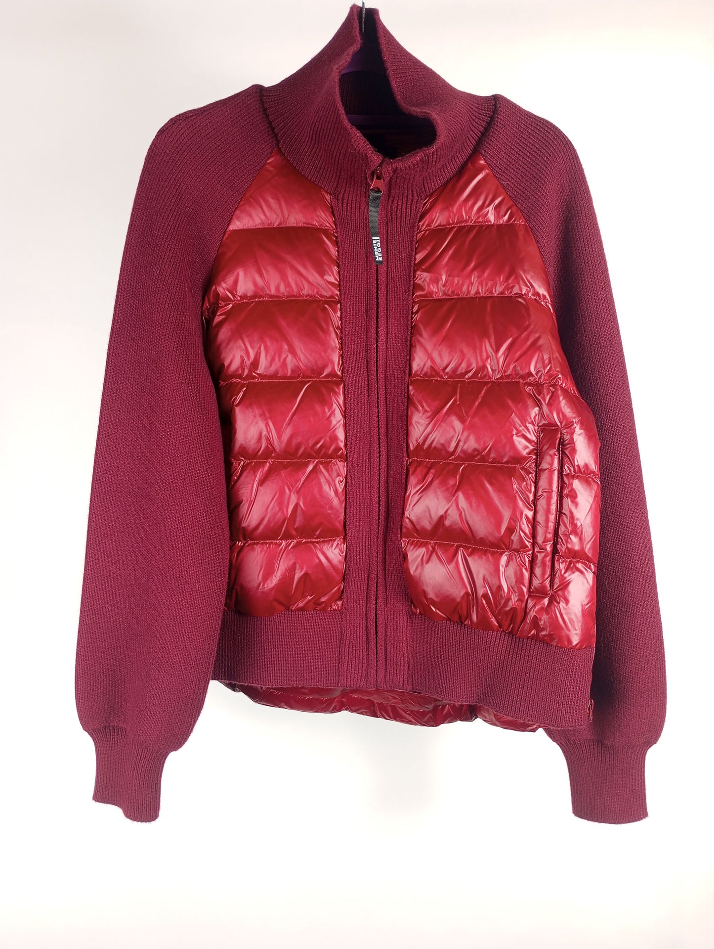 Montereggi Jacke Gift Steppstrickjacke bordeaux