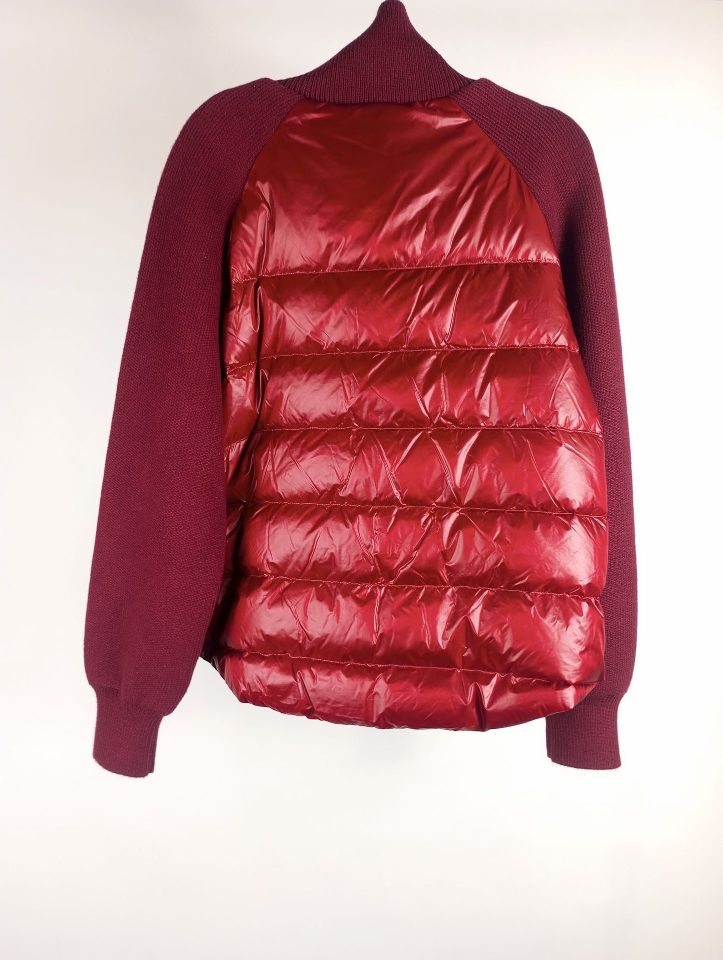 Montereggi Jacke Gift Steppstrickjacke bordeaux