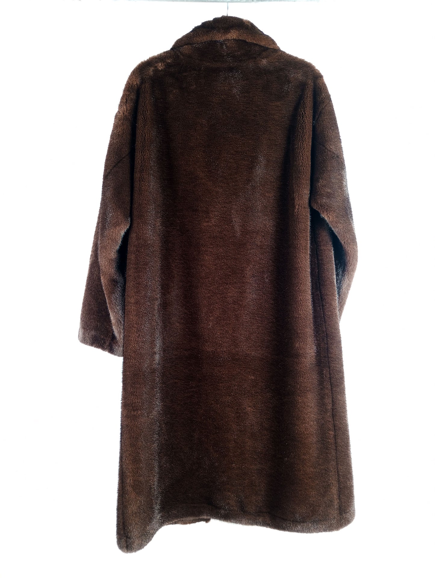 Montereggi Mantel Audrey Fake Fur dark brown