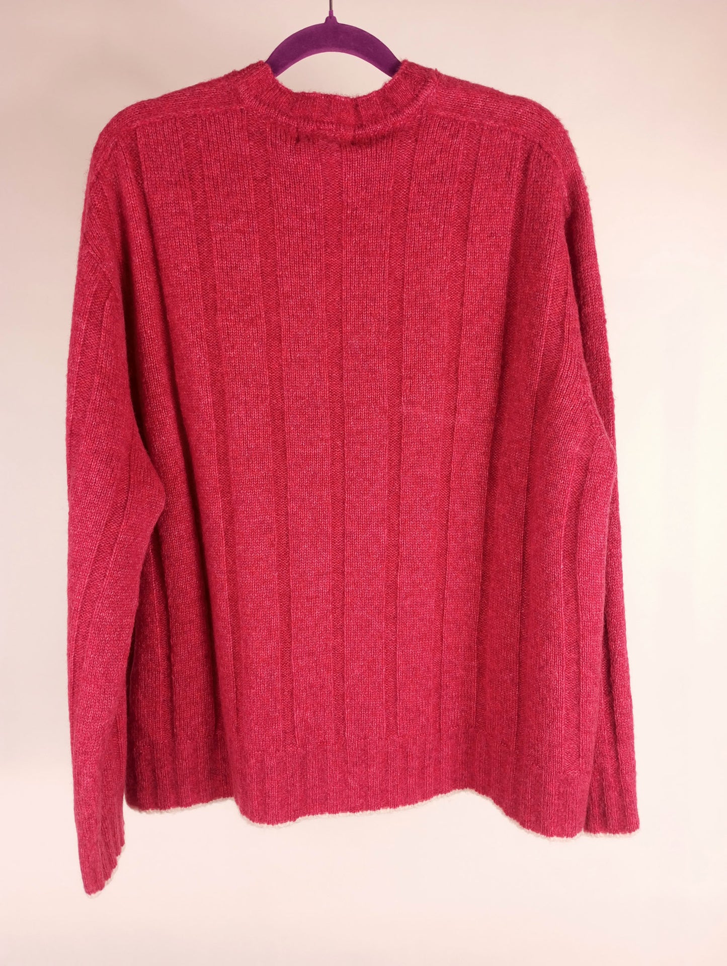 Tenné Strickpullover Carlotta rosa/ beige (cherry pink)