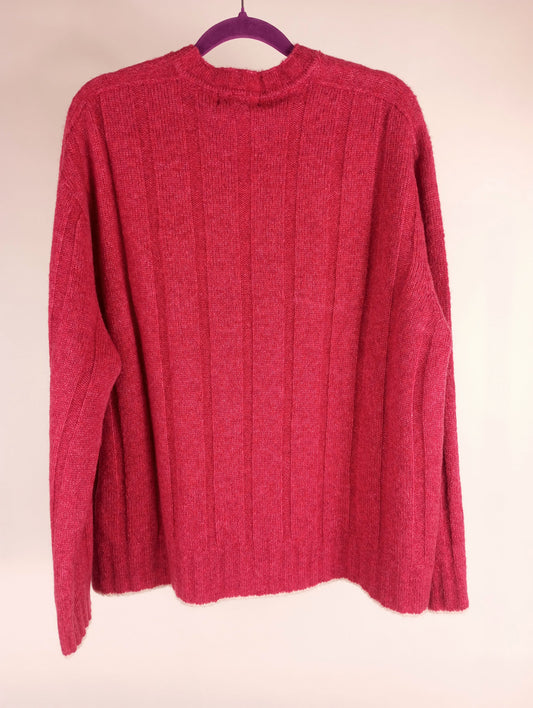 Tenné Strickpullover Carlotta rosa/ beige (cherry pink)