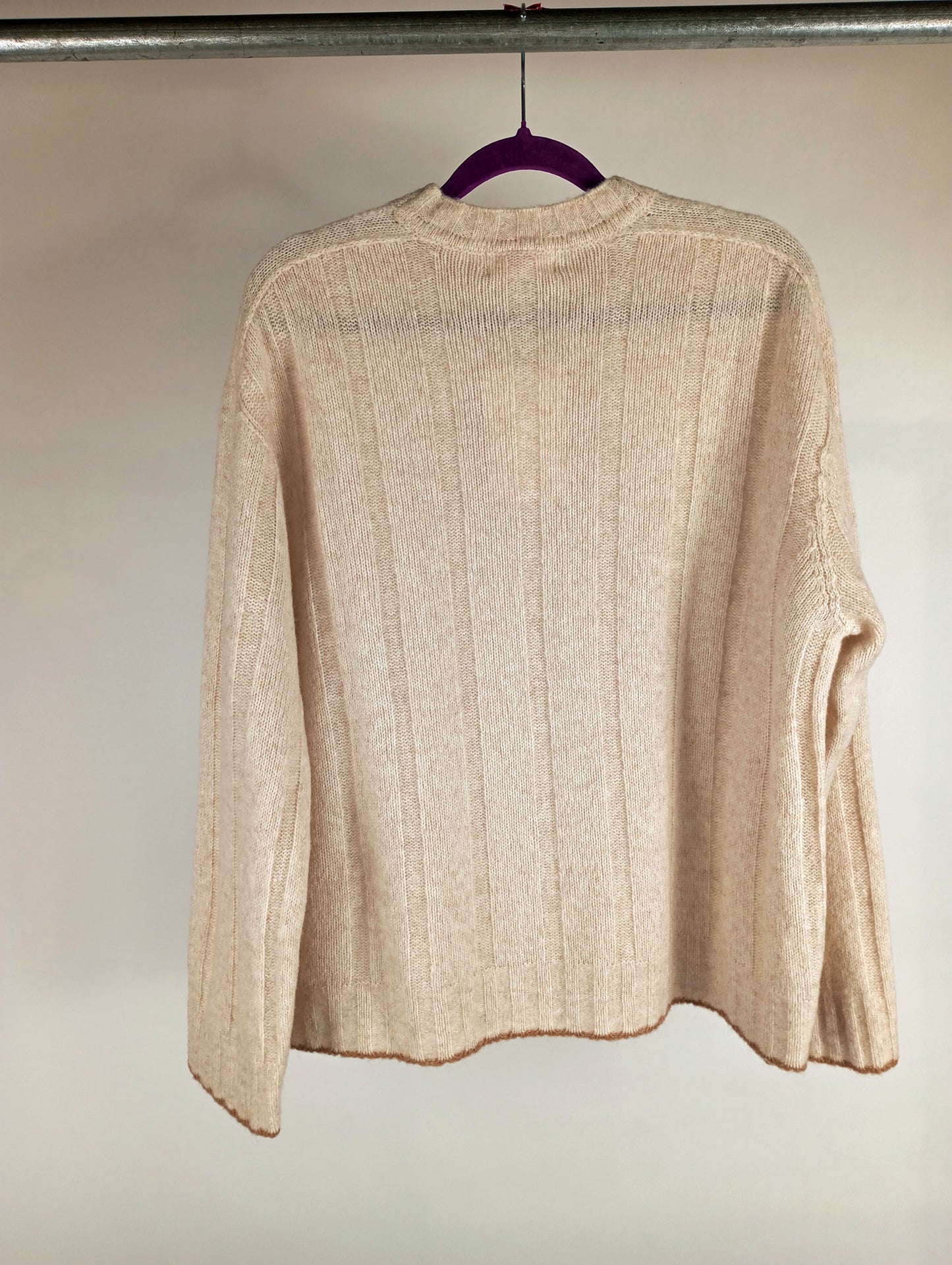 Tenné Strickpullover Carlotta beige/ light beige