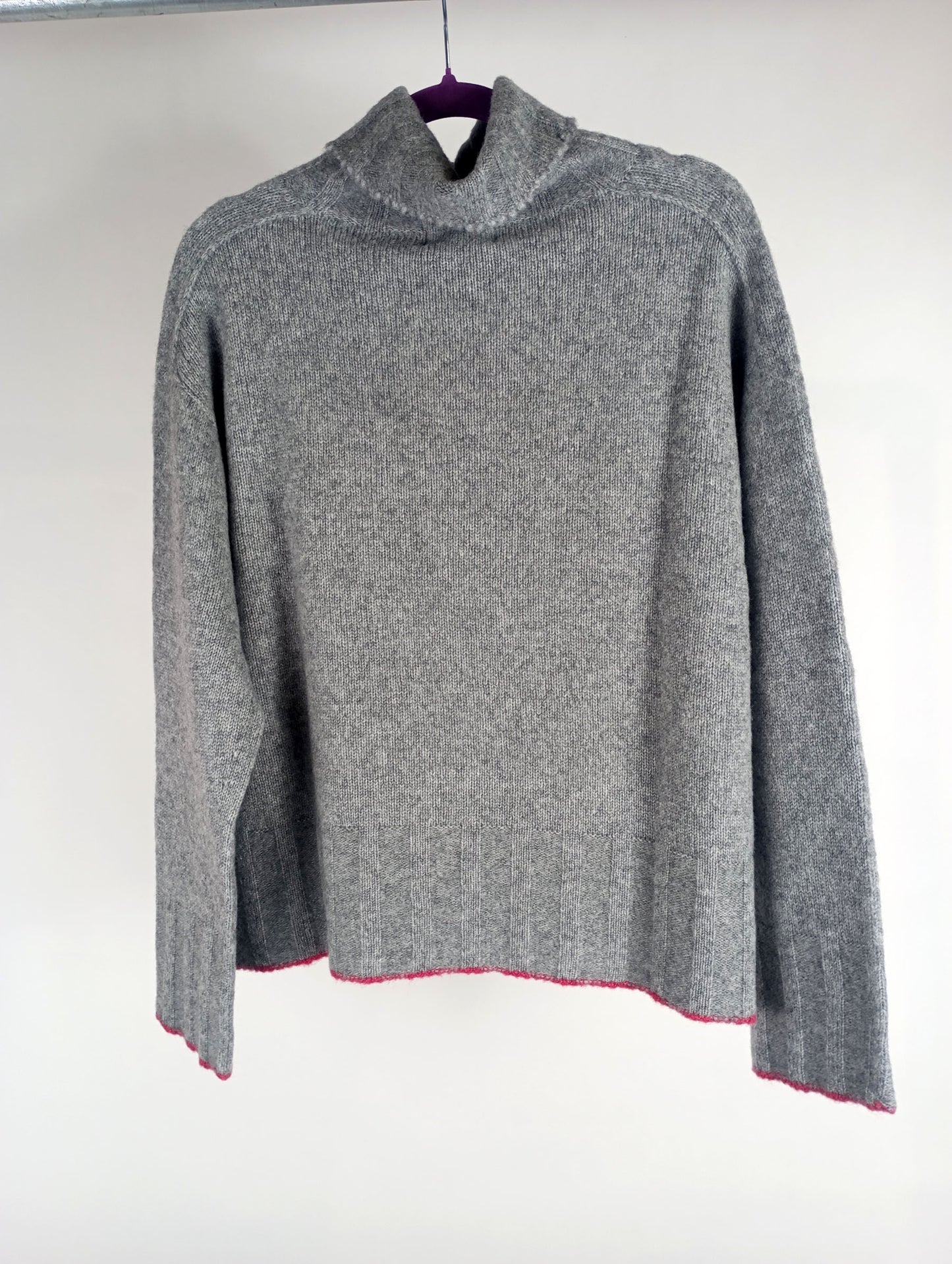 Tenné Strickpullover Cecilia grigio/rosa