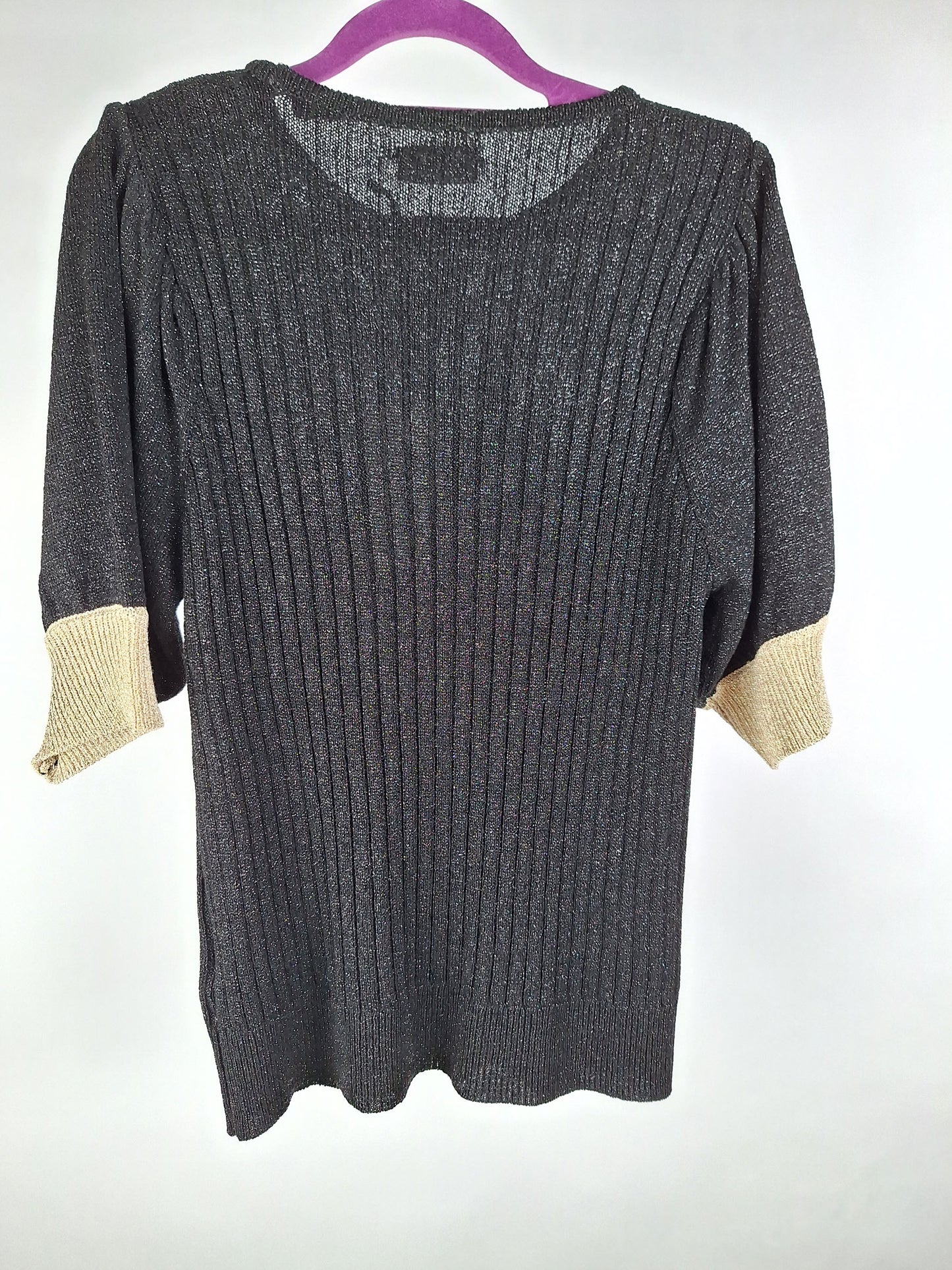 Grace Lurexpulli kurzarm Minerva black