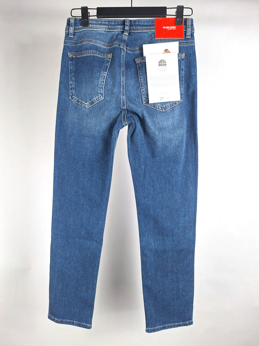 Goldgarn Jeans C4 Relaxed fit long darkblue