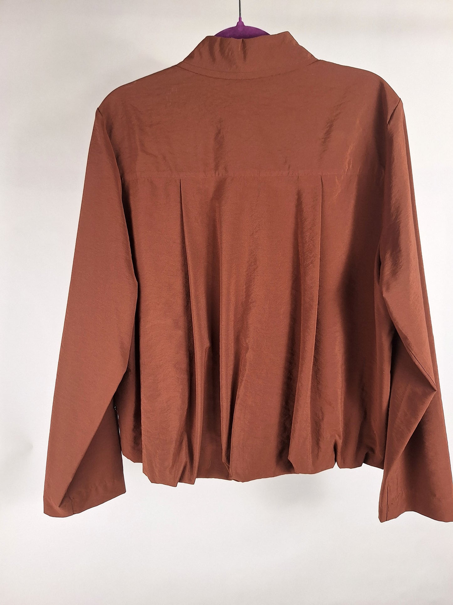 VON & ZU Bluse caffee