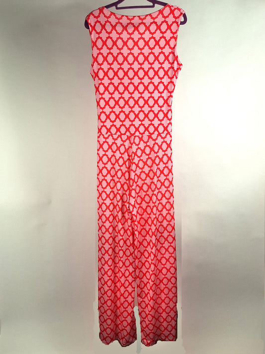 Marivie Jumpsuit Summertime! graphic pink