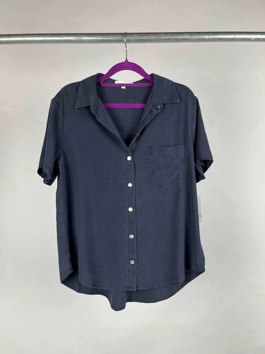 Bella Dahl Bluse kurzarm dunkelblau