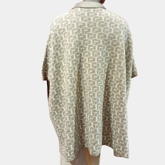 Herzensangelegenheit Poncho tartufo superwhite