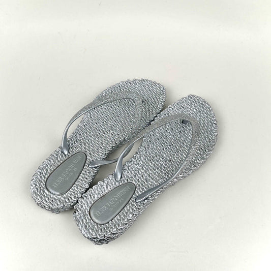 Ilse Jacobsen Flipflops Cheerful silber Glitzer