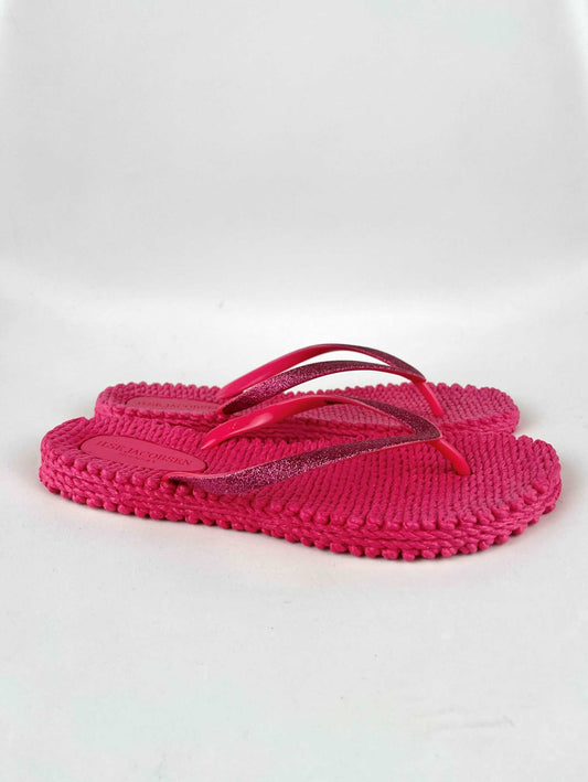 Ilse Jacobsen Flipflops Cheerful warm pink Glitzer