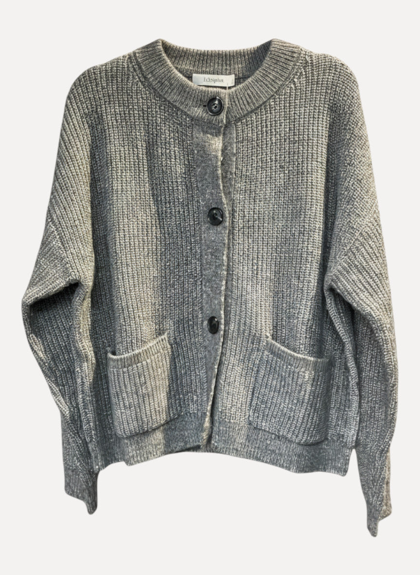 JcSophie Cardigan Perline anthrazit