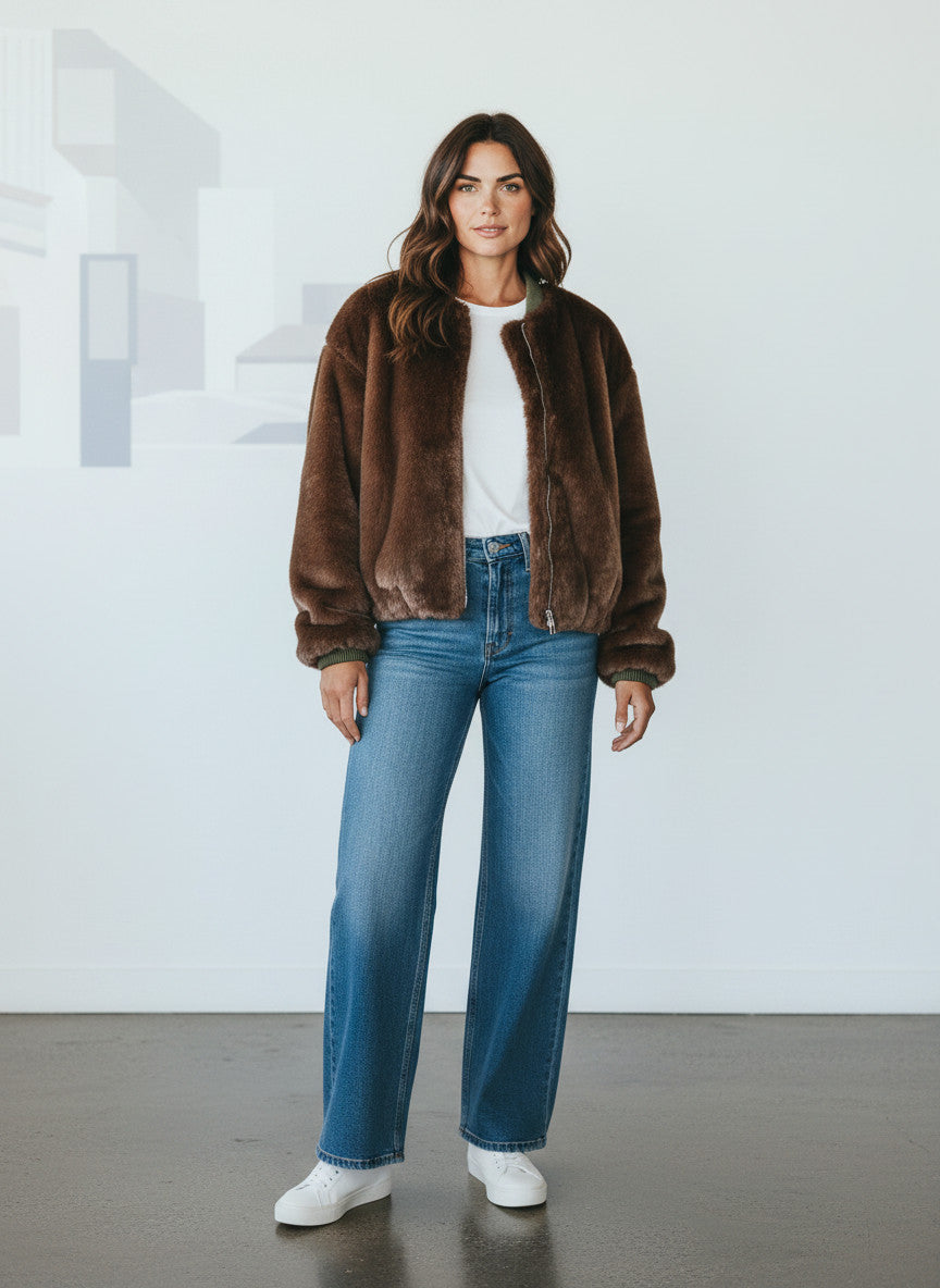 Blonde No.8 Wendejacke Katilin oliv brown