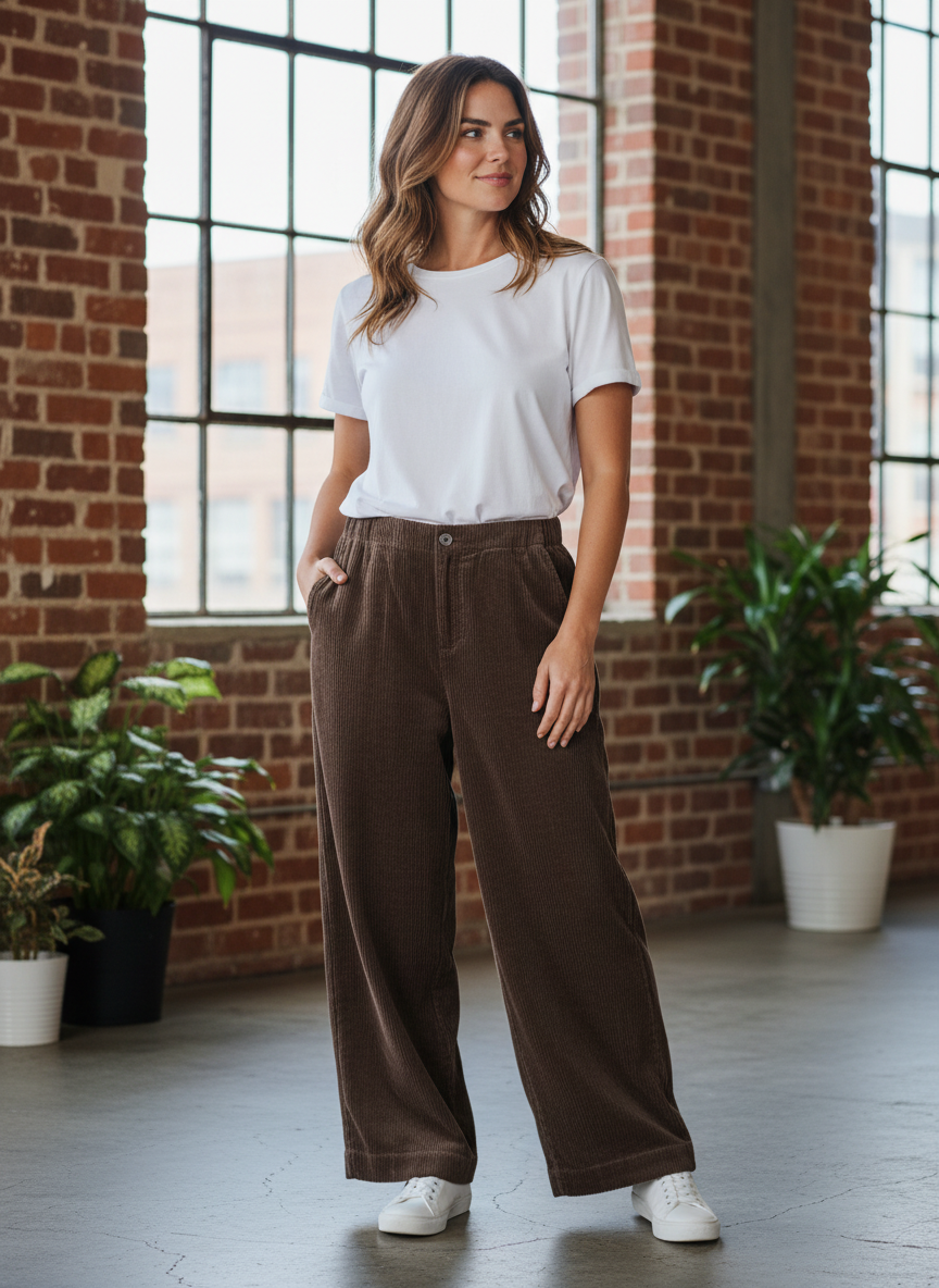 JcSophie Cordhose Paz dark brown