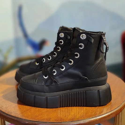 INUIKII Matilda Sneaker high black