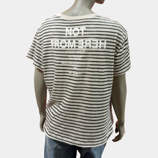 Liv Bergen T-Shirt Anjala stripe black