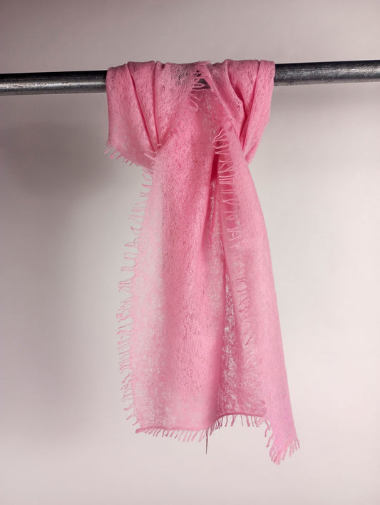 Mouleta Foulard cashmere rosé