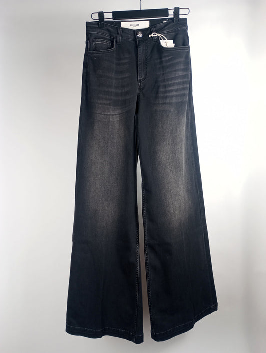 Goldgarn Jeans Luisenpark Palazzo black