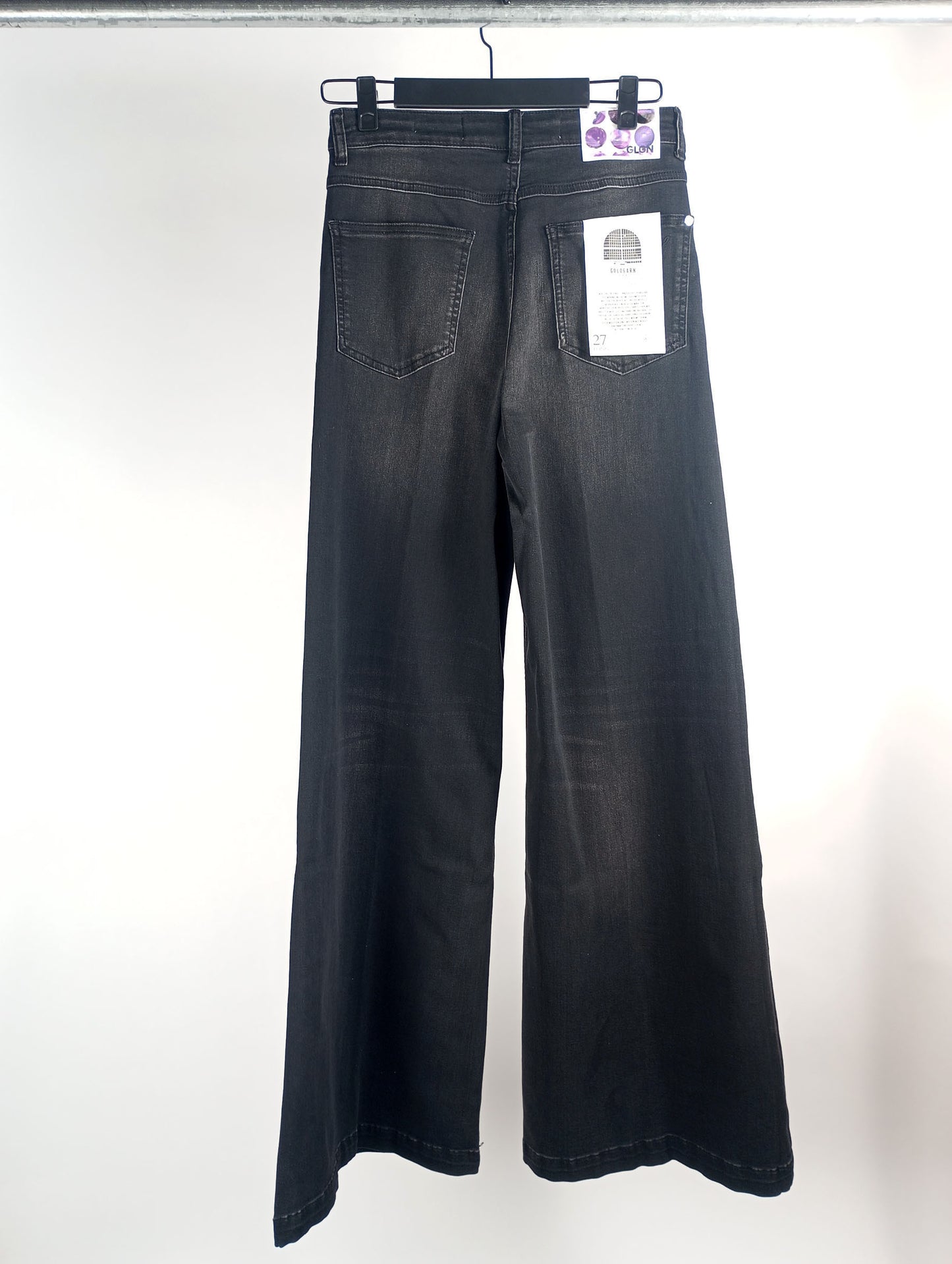 Goldgarn Jeans Luisenpark Palazzo black