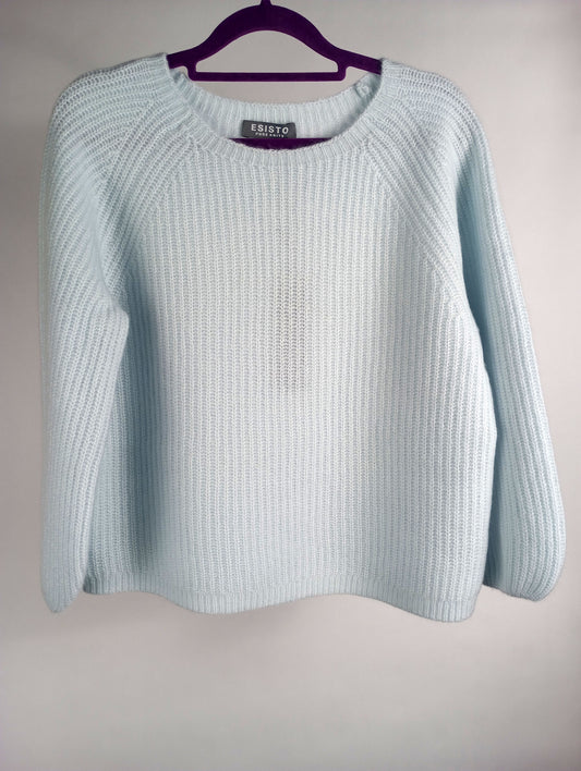 esisto Cashmere Pullover ice lake