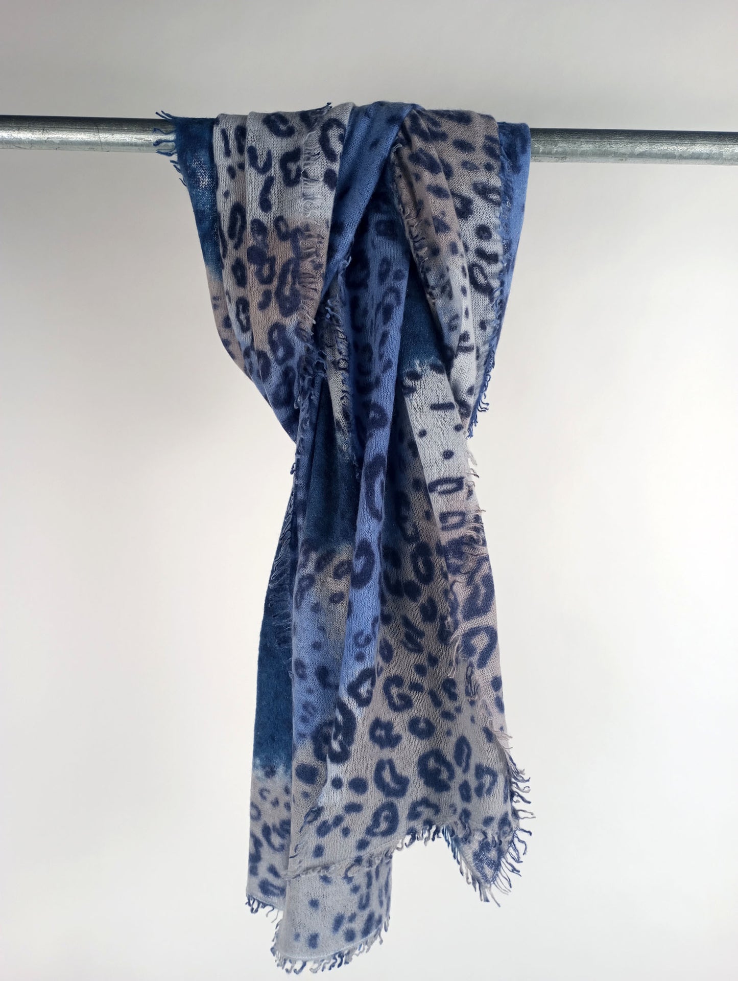 MALA ALISHA Cashmere Schal LIZARD blue