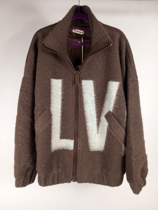 Liv Bergen Jacke Rome braun/creme