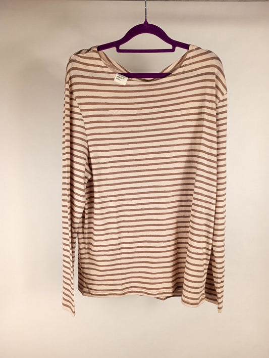 Liv Bergen Sweater Bristol Stripe toffee