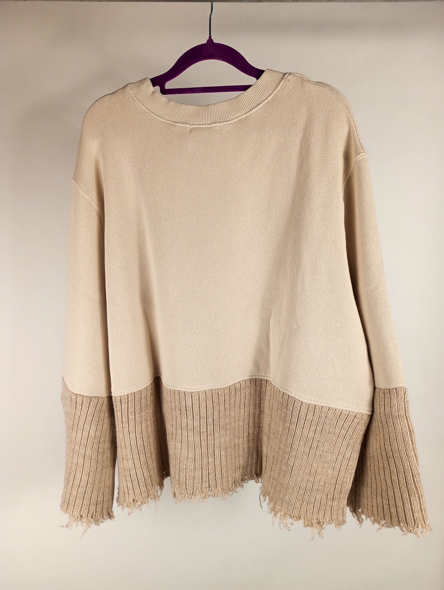 Liv Bergen Sweater Planet Cold Dye Vanilla