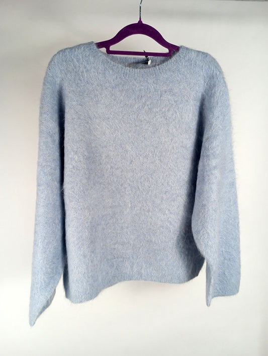 knit-ted Pullover Amalia light blue